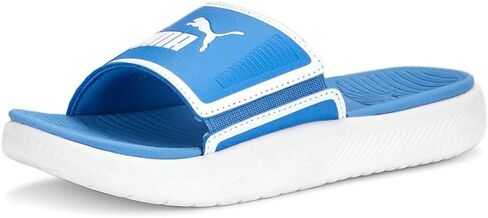 PUMA Kids Boys Softride Slide Casual Sandals Casual - Blue in Saudi Arabia