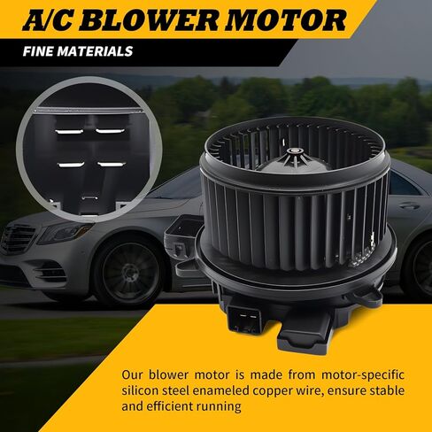 700329 محرك منفاخ HVAC بدون فرش متوافق مع سلسلة F 150 (2015-2024) 250/350 (2017-2022) 450 Super Duty (2017-2019) إكسبيديشن/نافيجيتور (2018-2024) استبدال أمامي #PM4102 in Saudi Arabia