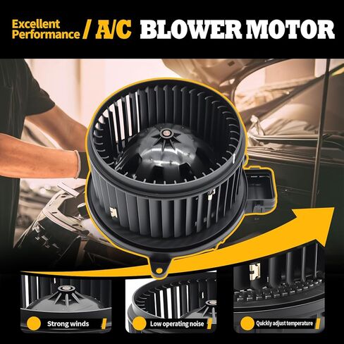 700329 محرك منفاخ HVAC بدون فرش متوافق مع سلسلة F 150 (2015-2024) 250/350 (2017-2022) 450 Super Duty (2017-2019) إكسبيديشن/نافيجيتور (2018-2024) استبدال أمامي #PM4102 in Saudi Arabia