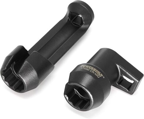 Powerbuilt Diesel Injector Socket Set, Ford Power Stroke 6.7 Diesel Injection, 2 Piece 12 Point 17mm, Crowfoot - 647764 in Saudi Arabia