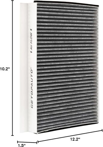 P606555 Cabin Air Filter with Activated Carbon Compatible with Truck VN 430 630 670 730 780 VNL 300 430 630 670 760 860 Replaces 20435801,PA4681,AF26405,PA10187,49084(set of 20) in Saudi Arabia