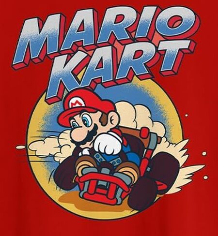 Nintendo Super Mario Kart Vintage Racing Drift T-Shirt in Saudi Arabia