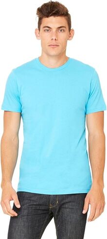 Product of Brand Bella + Canvas Unisex Jersey Short-Sleeve T-Shirt - Turquoise - 3XL - (Instant Savings of 5% & More) in Saudi Arabia