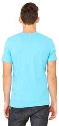 Product of Brand Bella + Canvas Unisex Jersey Short-Sleeve T-Shirt - Turquoise - 3XL - (Instant Savings of 5% & More) in Saudi Arabia