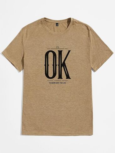 Men’s T-Shirts Short Sleeve Crewneck Solid Color Tee Casual Breathable Shirts for Men in Saudi Arabia