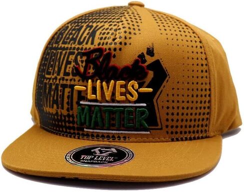 Black Pride New Top Level Black Lives Fist Timber Gold Era Snapback Hat Cap in Saudi Arabia