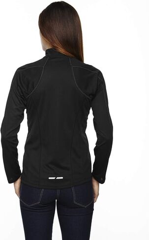 Ash City - North End North End Ladies Radar Half-Zip Performance Top, Small, Black 703 in Kuwait