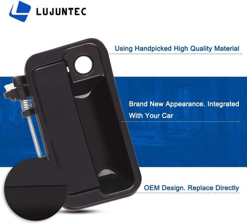 LUJUNTEC Exterior Door Handle Front Driver Side Replacement for1989-1994 for Geo Metro for Pontiac Firefly for Suzuki Swift Smooth Black in Saudi Arabia