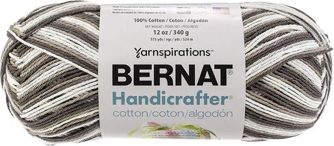 Bernat Handicrafter Cotton Yarn, Gauge 4 Medium Worsted, Creamsicle in Saudi Arabia