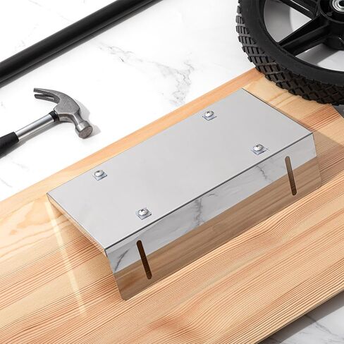 2 Pack Stainless Steel License Plate Frames, Flange Mount 1 Plate License Plates Frames for Car Bumper Wherever Needed Boxed in Design Includes Installation Accessories Auto Parts in Kuwait