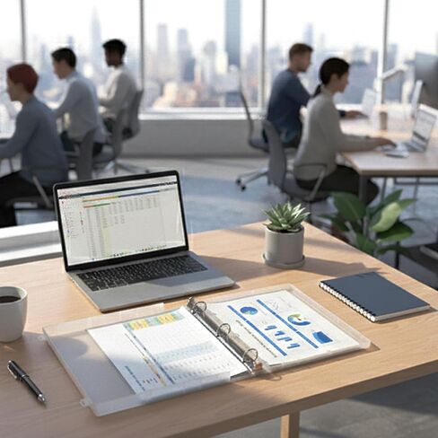 Unikeep 3 Ring Binder - Clear - Case View Binder - 1.5 Inch Spine - Metal Rings - with Clear Outer Overlay - 3 Pack of Binders in Kuwait