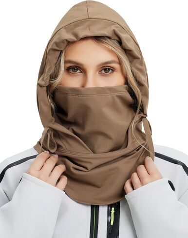 baleaf Balaclava Ski Mask Winter Water Resistant Face Mask for Women Men Cold Weather Gear Skiing Snowboarding Neck Gaiter Brown in Saudi Arabia