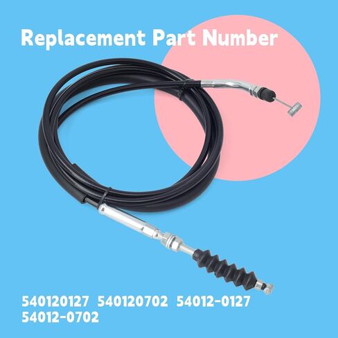 540120127 Throttle Cable Compatible with Kawasaki Mule 600 610 SX All-Terrain Vehicle 4X4, Drive Shift Control Cable Replace 540120702 54012-0127 54012-0702 in Kuwait