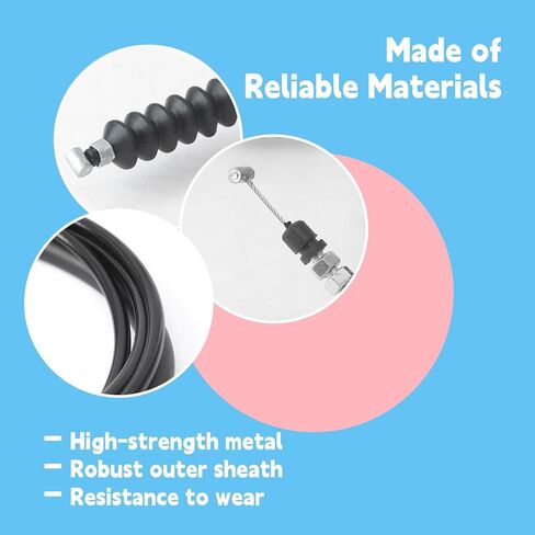 540120127 Throttle Cable Compatible with Kawasaki Mule 600 610 SX All-Terrain Vehicle 4X4, Drive Shift Control Cable Replace 540120702 54012-0127 54012-0702 in Kuwait