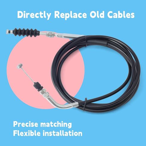 540120127 Throttle Cable Compatible with Kawasaki Mule 600 610 SX All-Terrain Vehicle 4X4, Drive Shift Control Cable Replace 540120702 54012-0127 54012-0702 in Kuwait