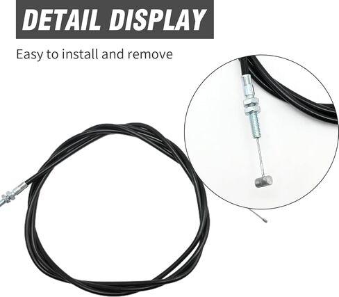 84'' Go Kart Throttle Cable Kit, Replacement Coleman KT196 Go Kart Parts Predator 196cc 212cc 224cc 6.5HP Engine, Replacement for Hisun HS200GK Off Road Gas Powered Go Kart Cart in Saudi Arabia