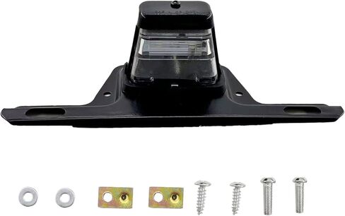 LED License Plate Light License Plate Holder Black Universal Waterproof 12V DC License Plate Light for Trailer Truck RV Boat UTV ATV in Kuwait