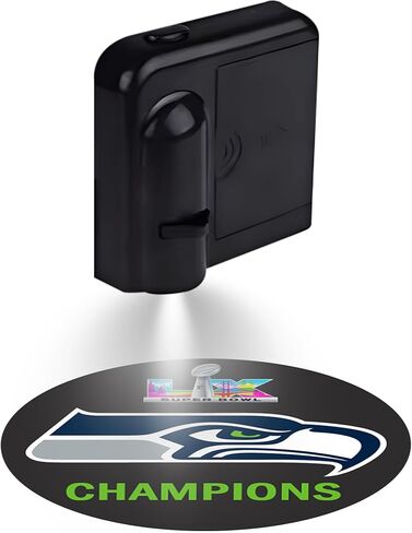 Seattle Seahawks Super Bowl 60 Champions LED Car Door Light, Official NFL Battery Powered Logo Projector in Kuwait
