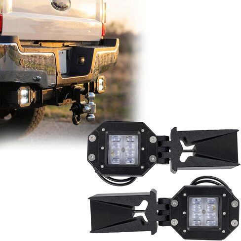 Hitch Bar Lighting,for Ford F250 F350 F450 Super Duty (2008-2026) Flush Mount Hitch,No Drilling Required,with 42W LED Reverse Light (2.5-inch Hitch Bar) in Kuwait