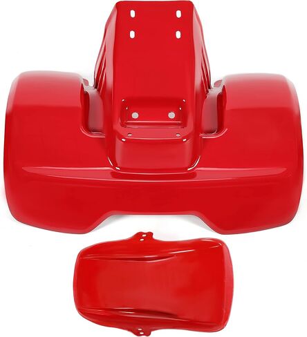 2PCS Red Front & Rear ATV Fender Kit Compatible with 1978-1985 Honda ATC70 Mudguard Mud Flaps Fender Protector in Saudi Arabia