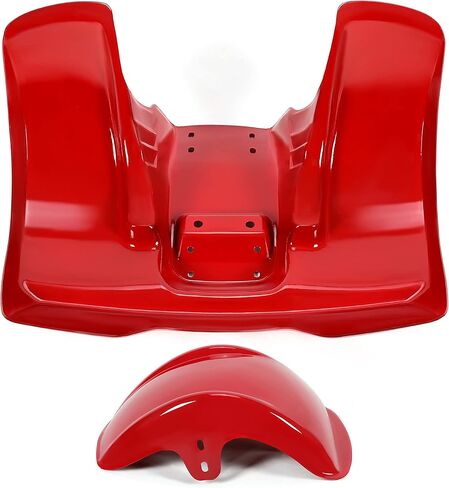 2PCS Red Front & Rear ATV Fender Kit Compatible with 1978-1985 Honda ATC70 Mudguard Mud Flaps Fender Protector in Saudi Arabia