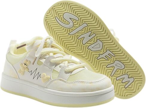 الدب الأرنب منصة مكتنزة أحذية رياضية النساء لطيف Y2K الجمالية 1.4 "الارتفاع زيادة تنفس شبكة الزي غير الرسمي الربيع الصيف أحذية مشي in Kuwait