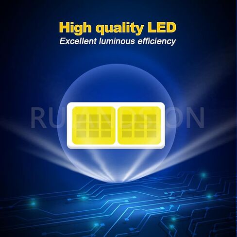 Ruiandsion H4 LED مصباح دراجة نارية الأبيض تيار مستمر/التيار المتناوب 9-85 فولت مرحبا/لو شعاع LED لمبة استبدال للدراجات النارية مصباح سيارة الضباب الخفيف in Kuwait