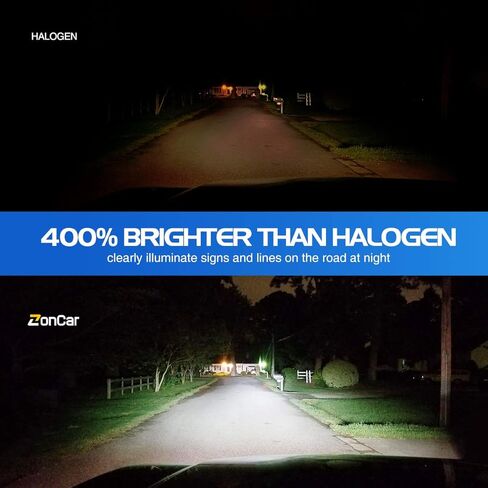 9005/HB3 9006/HB4 LED Bulbs Combo, 24000LM 6500K Cool White Super Bright, Turbo Cool Fan, Pack of 4 in Saudi Arabia
