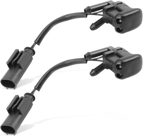 2 PCS Windshield Washer Nozzle for BMW 5 Series E39 520d 520i 523i 525d 525tds 528i 530d 535i 540i M5 1995-2004 Replace# 61668361042 BF0114200036 15SKV314 887503801 12170885 EDSBM059 in Saudi Arabia