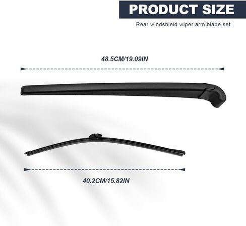 Rear Windshield Wiper Arm Blade Set Compatible with BMVV X7 G07 SUV 2019 2020 2021 2022 2023 2024 Style Back Wiper Kits Accessories Parts in Saudi Arabia