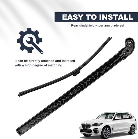 Rear Windshield Wiper Arm Blade Set Compatible with BMVV X7 G07 SUV 2019 2020 2021 2022 2023 2024 Style Back Wiper Kits Accessories Parts in Saudi Arabia