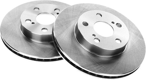 A-Premium Front and Rear Vented Disc Brake Rotors + Drums + Shoes + Ceramic Pads Kit Compatible with Select Toyota Models - Prius 2004 2005 2006 2007 2008, 12-PC Set in Saudi Arabia