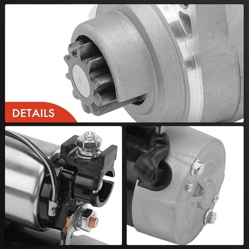 A-Premium Starter Motor Compatible with Chrysler Sebring 2001-2002 2.4L & Dodge Stratus 2001-2002 2.4L, 12V 1.4KW 9-Teeth Clockwise, Replace# 04609703AC, 04609703AD in Saudi Arabia