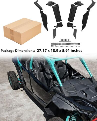 Fender Flares for Polaris RZR PRO XP XP4/R R4/S S4 2025+ Accessories, Front & Rear Full Coverage Mud Flaps Mud Guards Splash Guards, Replace #2890407 in Saudi Arabia