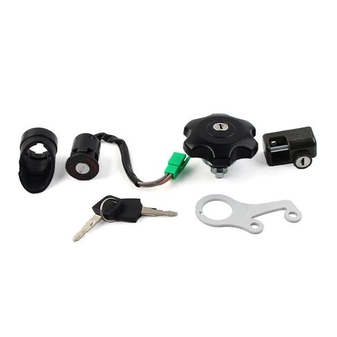 Motorcycle Ignition Switch Lock Set w/Keys - Ignition,Gas Cap & Helmet Lock for Suzuki DRZ400S 2000-2024 /Suzuki DRZ400SM 2005-2024 in Saudi Arabia