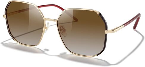 MERRY'S Trendy Oversized Square Metal Frame Sunglasses for Women Flat Lens UV Protection Brand Sunglasses S6058 in Saudi Arabia