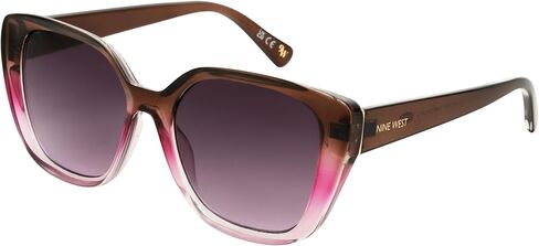 Nine West Women's Raina Cat Eye Sunglasses, Purple, 53 mm in Saudi Arabia