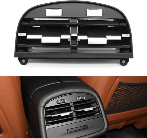 Rear Center A/C Air Vent Outlet Panel Grille Cover Compatible for Maserati Ghibli 2014-2020 Replaces OE# 670021523-C 670021523 in Kuwait