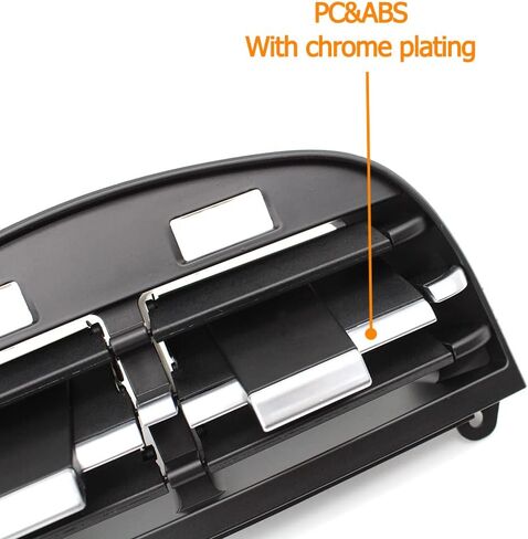 Rear Center A/C Air Vent Outlet Panel Grille Cover Compatible for Maserati Ghibli 2014-2020 Replaces OE# 670021523-C 670021523 in Kuwait