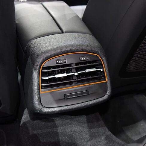 Rear Center A/C Air Vent Outlet Panel Grille Cover Compatible for Maserati Ghibli 2014-2020 Replaces OE# 670021523-C 670021523 in Kuwait