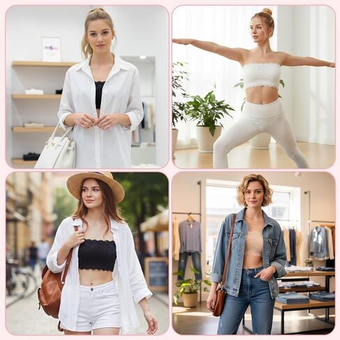 3 قطع من غطاء فتحة العنق المنخفضة، غطاء فتحة الصدر من الدانتيل، غطاء فتحة الصدر من الدانتيل، فتحة علوية من الدانتيل، حمالة صدر قابلة للتمدد، لفافة على الصدر، حشوات محتشمة لفساتين منخفضة القطع، متعددة الألوان in Kuwait