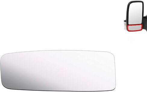 ReYee Side Mirror Glass fit for 2006-2020 Dodge Sprinter 2500 3500 Freightliner Sprinter 2500 3500 Mercedes-Benz Sprinter 1500 2500 3500 Driver Left Side Convex Adhesive in Kuwait