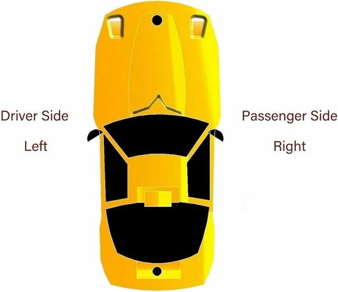 ReYee Side Mirror Glass fit for 2006-2020 Dodge Sprinter 2500 3500 Freightliner Sprinter 2500 3500 Mercedes-Benz Sprinter 1500 2500 3500 Driver Left Side Convex Adhesive in Kuwait