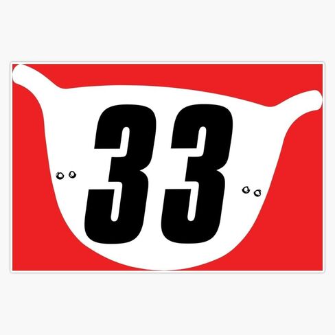Rad Movie BMX Number Plate Window Water Bottle Bumper Sticker Decal 5" in Saudi Arabia
