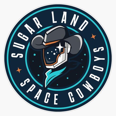 MAGNET Sugarland Space Cowboys Merch Sugar Land Space Cowboys Magnetic Vinyl Sticker Decal Magnet 5" in Saudi Arabia