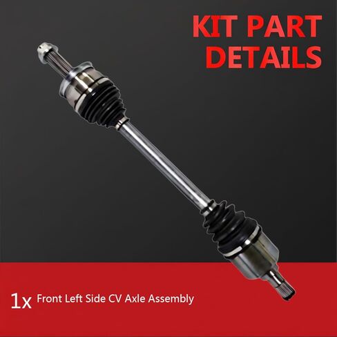 CV Axle Shaft Assembly Compatible with Kia Optima 2010 2.4L L4 Front Driver Left Side CV Axles Joint in Saudi Arabia