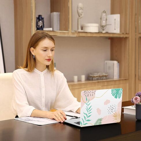 MOSISO Compatible with MacBook Air 15 inch Case 2026 2025 2024 2023 Release M4 A3241 M3 A3114 M2 A2941 Liquid Retina Display&Touch ID, Protective Plastic Hard Shell Case&Keyboard Cover, Artistic Leaf in Saudi Arabia