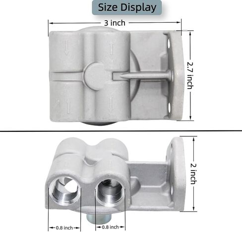 4770/24770 Fuel Filter Base,Diesel Fuel Filter Remote Mounting Base Fit For CAT 1R-0749 1R-0750 2 Micron,For Napa 3405/3528/3352,For WIX 33405/33528/33352 14/2/6 Micron water separator in Kuwait