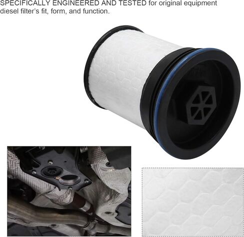 2 Packs Diesel Fuel Filters 4726067AA Replacement for 2014-2017 Jeep Grand Cherokee 3.0L 4x2 4x4 V6 Turbo Diesel in Saudi Arabia