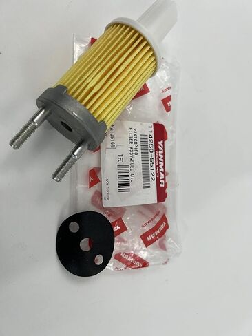 Genuine Yanmar 114250-55122 Fuel/Oil Filter Assembly for L100EE, L48N5, L100N5, and L48N6 Industrial Engines in Kuwait